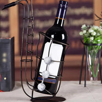 Porte bouteille saxophone vue de face