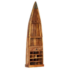 Meuble bouteille bois
