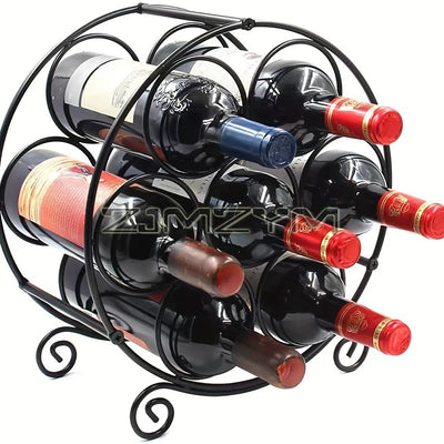 Porte-bouteille vin fer forgé