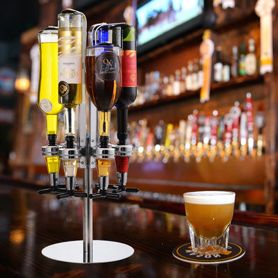 Porte-bouteille bar avec doseur