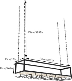 Porte-bouteille bar suspendu