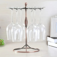 Support verres à vin métal
