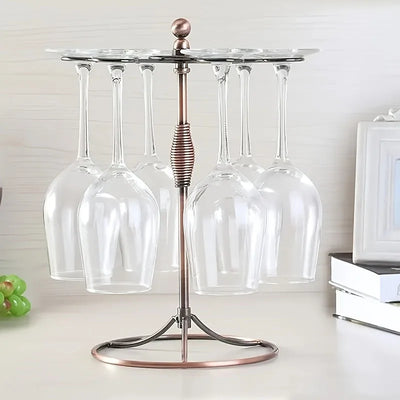 Support verres à vin métal