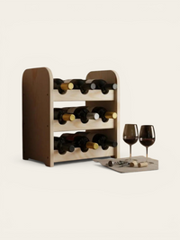 Casier bouteille bois cuisine - photo 1