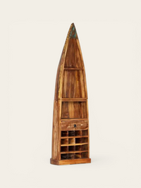 Meuble bouteille bois - photo 1