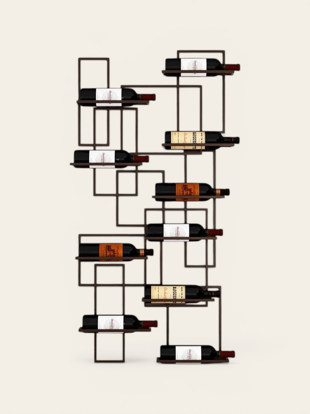 Porte-bouteille mural design - photo 1