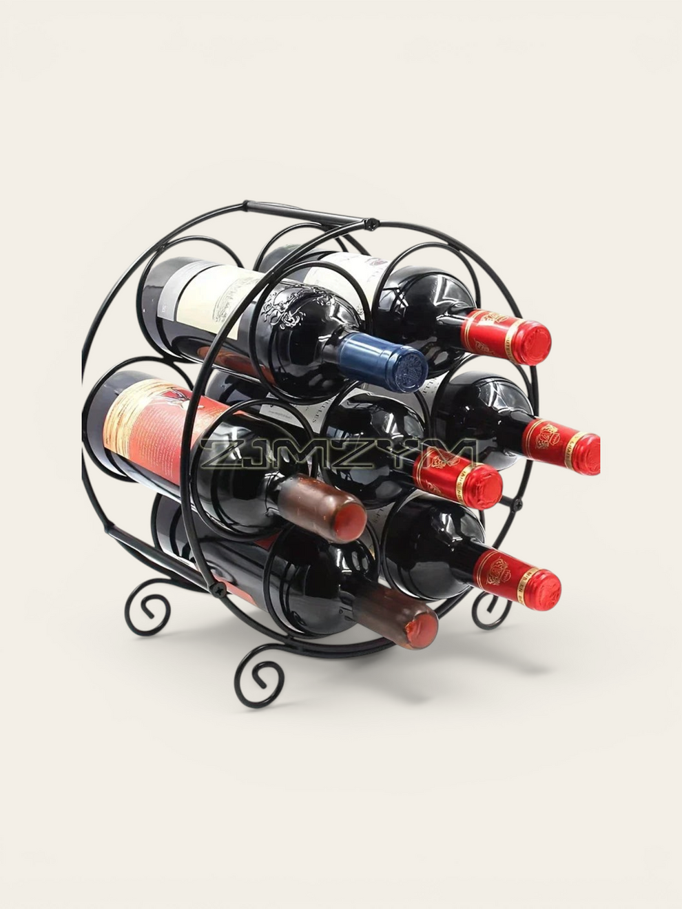 Porte-bouteille vin fer forgé - photo 1