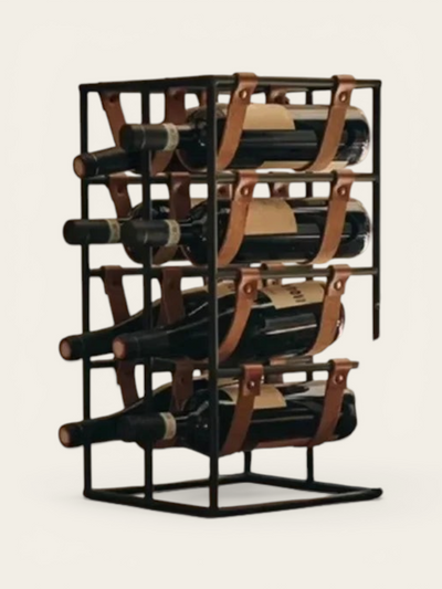 Porte-bouteille vin cuir - photo 1