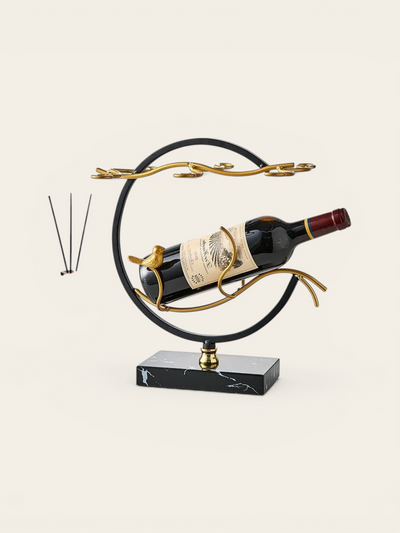 Support bouteille vin table - photo 1