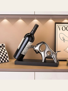 Rangement bouteille de vin design en situation
