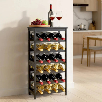 Casier à vin bois vue de face