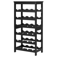 Casier à vin bois détail du rangement