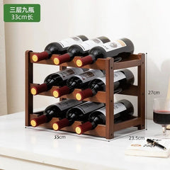 Casier pour bouteilles de vin détail du rangement