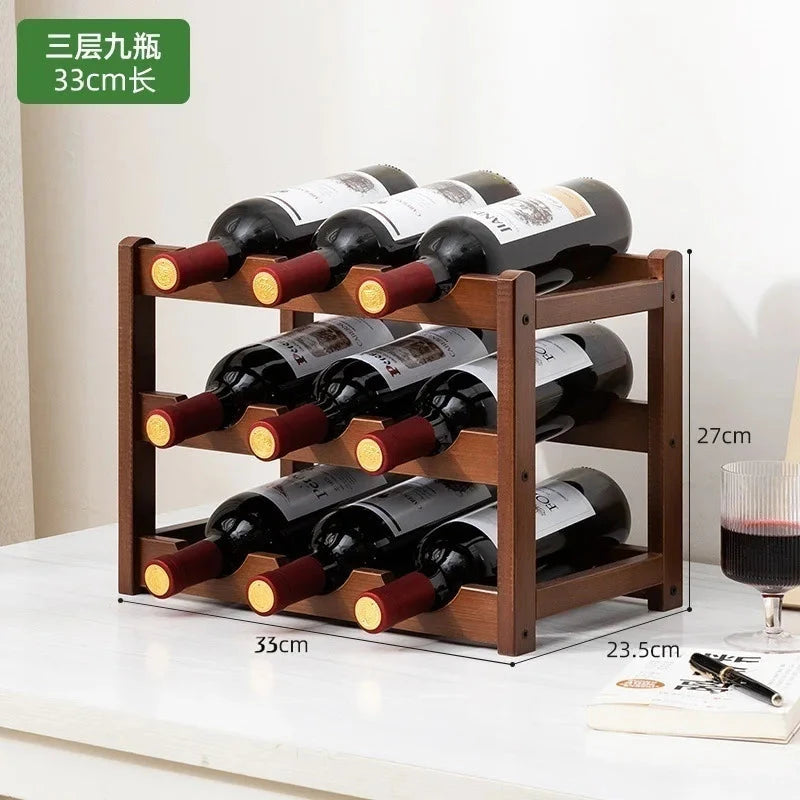 Casier pour bouteilles de vin détail du rangement