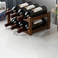 Casier pour bouteilles de vin zoom matière