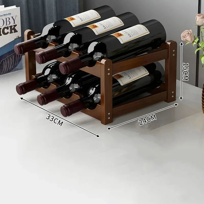 Casier pour bouteilles de vin zoom matière