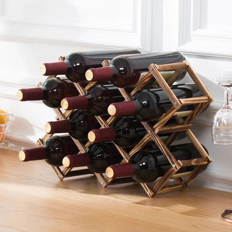 Casier bouteille losange en situation