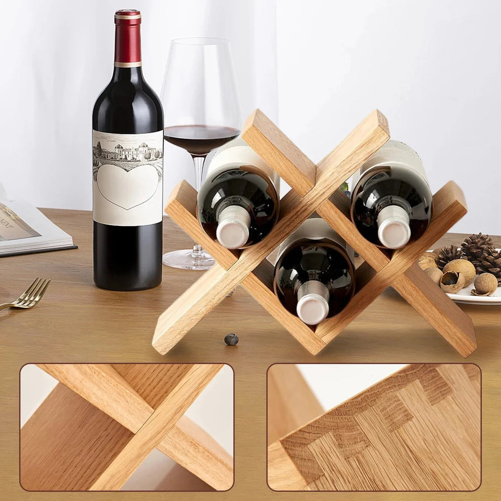 Casier bouteille croix zoom matière
