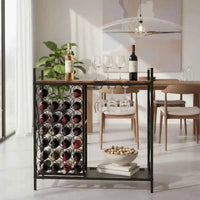 Meuble rangement bouteille apéritif 21 places vue de face