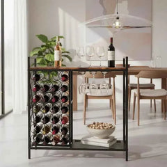 Meuble rangement bouteille apéritif 21 places vue de face