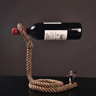 Porte-bouteille vin vue de face