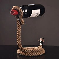 Porte-bouteille vin zoom matière