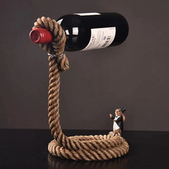 Porte-bouteille vin zoom matière
