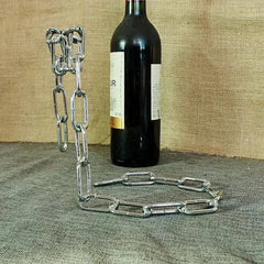 Porte-bouteille vin gros plan