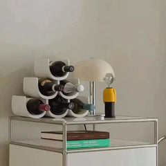 Porte-bouteille design détail du rangement