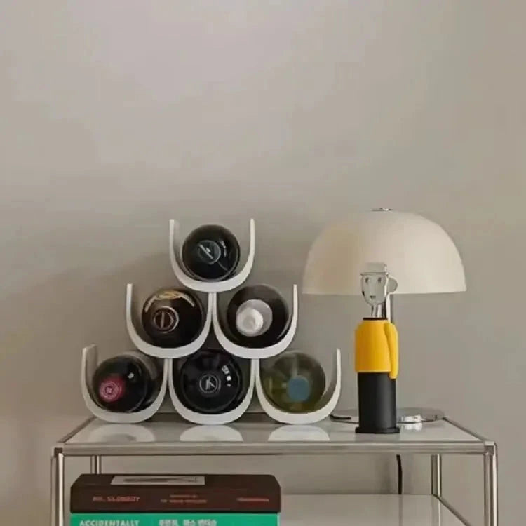 Porte-bouteille design en situation