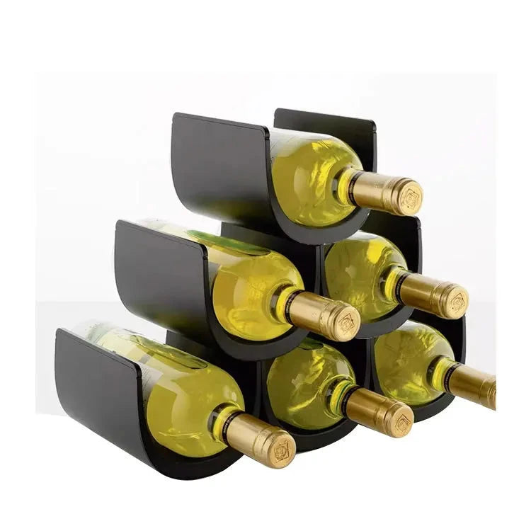 Porte-bouteille design angle trois-quarts