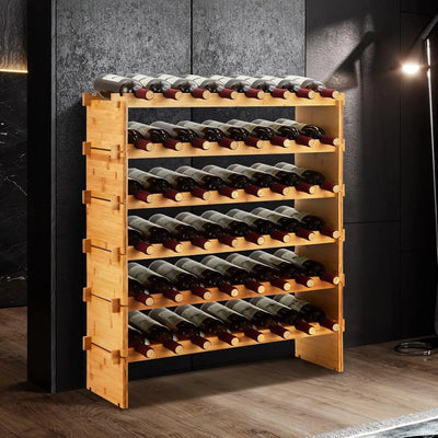 Porte-bouteille vin bois vue de face