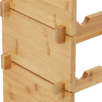 Porte-bouteille vin bois zoom matière