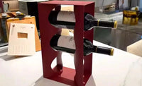 Porte-bouteille décoratif gros plan