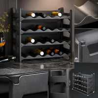Rack vin vue de face