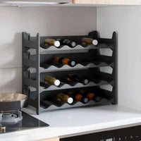 Rack vin zoom matière