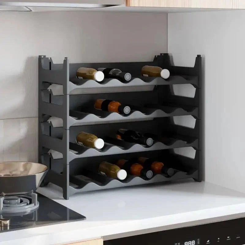 Rack vin zoom matière
