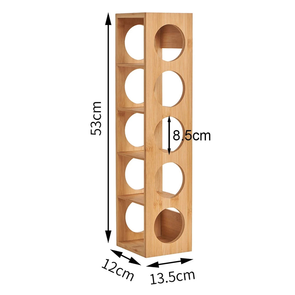 Porte-bouteille verticale en situation