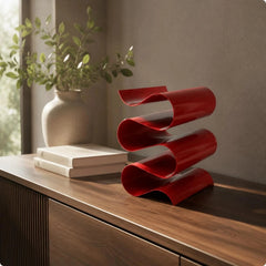 Porte-bouteille vin design angle trois-quarts
