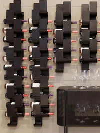 Porte-bouteille métal design