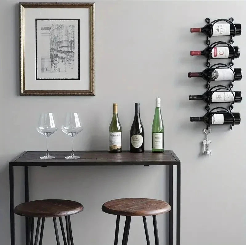 Porte vin mural