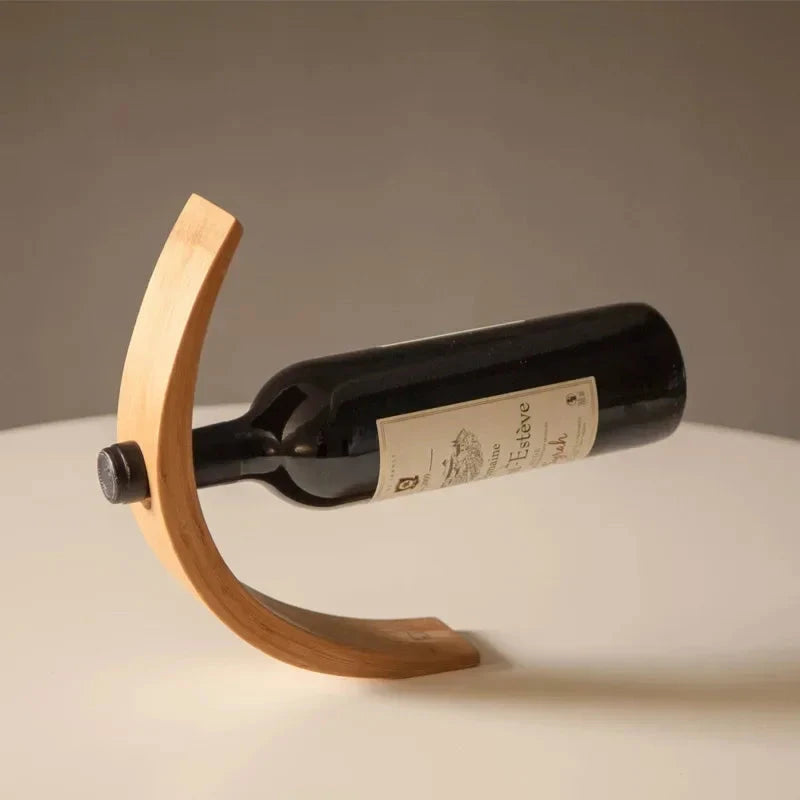 Porte-bouteille bois équilibre
