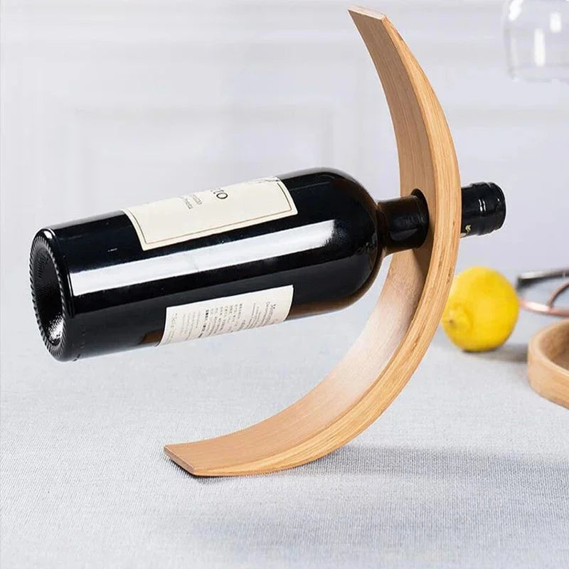 Porte-bouteille bois équilibre