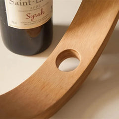 Porte-bouteille bois équilibre