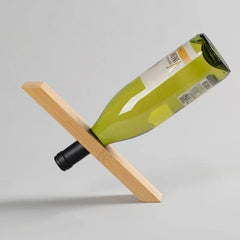 Porte-bouteille bois équilibre