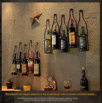 Porte-bouteille mural vintage