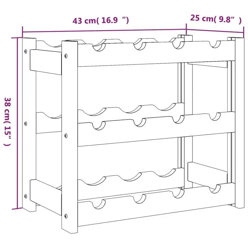 Rack bouteille de vin