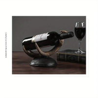 Porte-bouteille original bois
