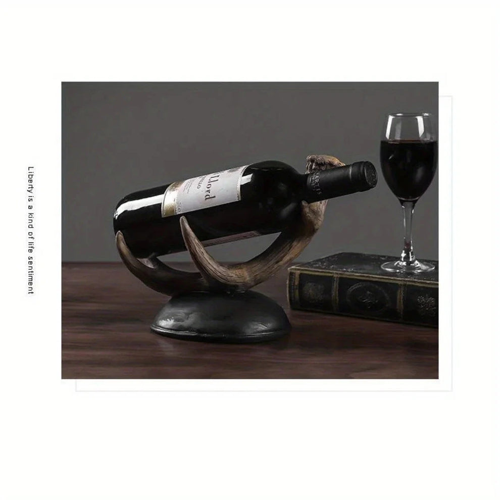 Porte-bouteille original bois