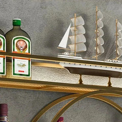Porte-bouteille mural bar